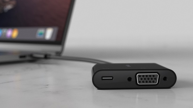 AVC001BTBK BELKIN USB-C SARJ + VGA COGALTICI