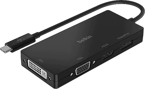 BELKIN USB-C'DEN COGALTICI VIDEO ADAPTOR (HDMI , VGA , DISPLAYPORT VE DVI)