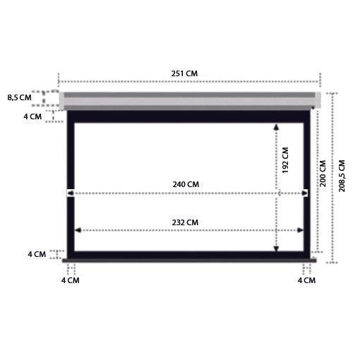 CODEGEN (AX-24) 240X200 STORLU PROJEKSIYON PERDESI