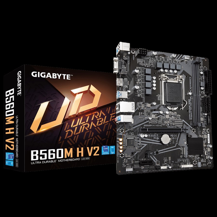 GIGABYTE ANAKART INTEL LGA1200 MATX B560M H V2 1.0