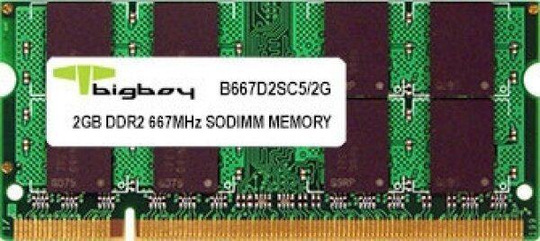 B667D2SC5-2G BIGBOY 2GB DDR2 667MHZ NOTEBOOK RAM