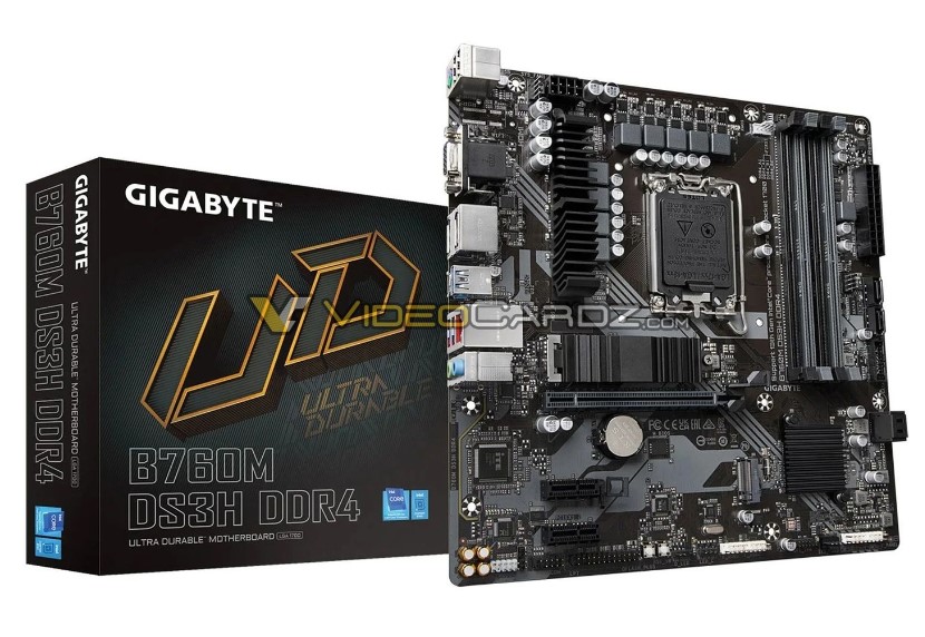 GIGABYTE ANAKART INTEL LGA1700 ATX B760M DS3H DDR4