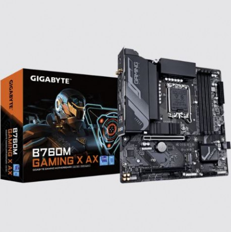 GIGABYTE B760M GAMING X AX DDR5 7600MHZ(OC) HDMI DP MATX 1700P