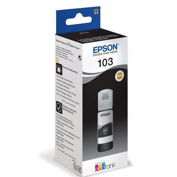 EPSON C13T00S14A (103) SIYAH MUREKKEP KARTUS 65ML L5190, L3160, L3156, L3151, L3150, L3111, L3110, L1110