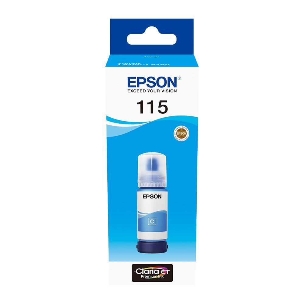 EPSON C13T07D24A 115 ECOTANK MAVİ MUREKKEP SİSE