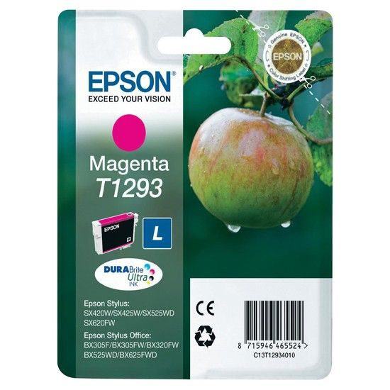 EPSON C13T12934022 MAGENTA-L-500SF-B42W-BX305F-BX320-BX525-BX625 7 ML-L