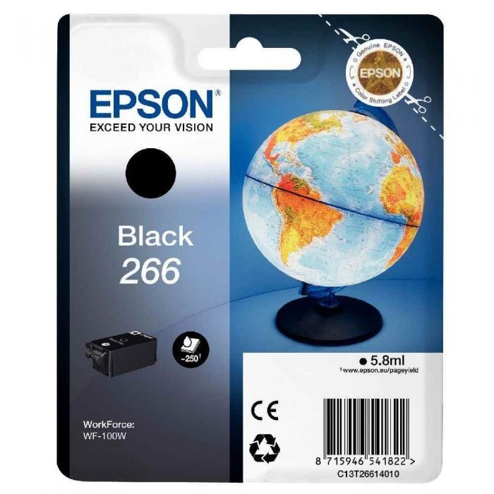 EPSON 266 SIYAH (K) MUREKKEP SISE (WF-100W)