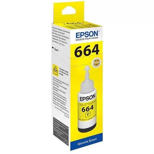 EPSON C13T6644A MÜREKKEP KARTUS SARI 70ml L100 L200 L300 L365 L382 L386 L3050 L3060 L3070 L455 L486 L550 L565 L1300