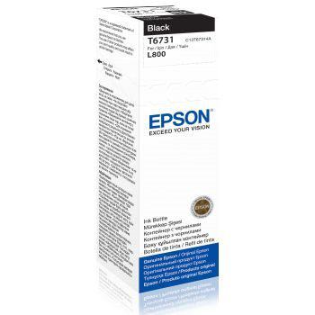 EPSON C13T67314A SIYAH MUREKKEP KARTUS 70ML L800, L1800