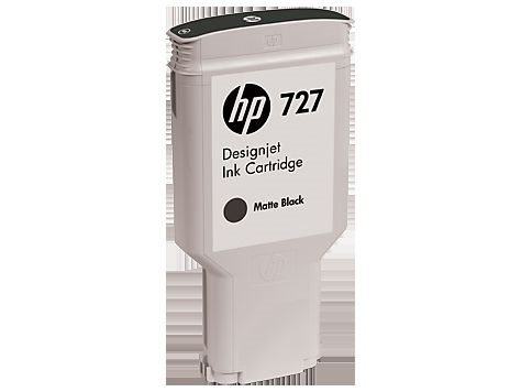 HP C1Q12A (727) MAT SIYAH 300 ML GENIS FORMAT MUREKKEP KARTUSU