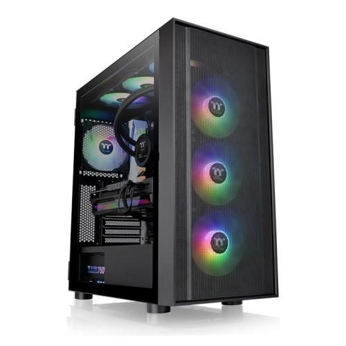 Thermaltake H570 TG 750W 80+ ARGB 3x120mm Fan Mesh Ön Panel, Tempered Glass Pencereli Oyuncu Kasası
