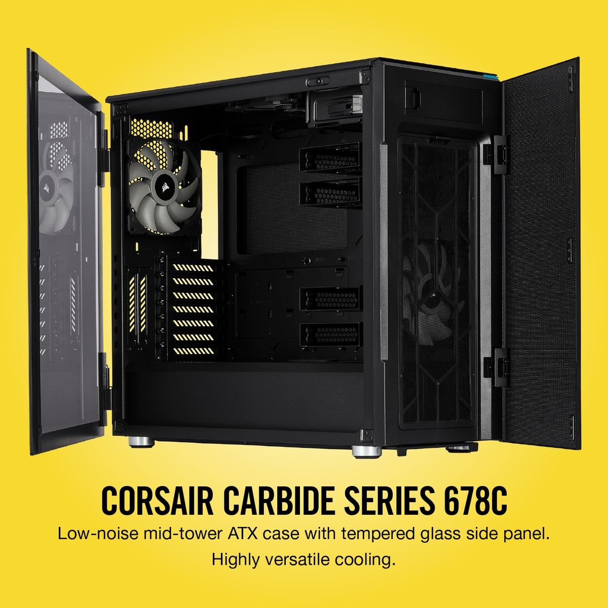 CORSAIR CASE -CC-9011167-WW CARBIDE 678C ATX