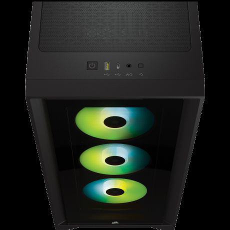 CC-9011204-WW CORSAIR ICUE 4000X RGB SIYAH MIDI TOWER KASA