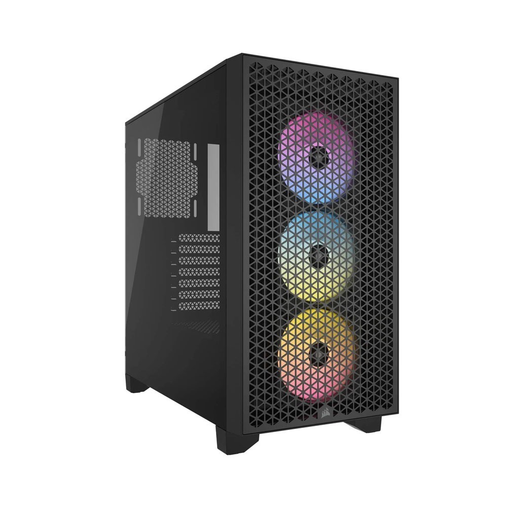 CORSAIR CASE - CC-9011255-EU ICUE 3000D RGB TEMPERLI CAM MID-TOWER, SIYAH