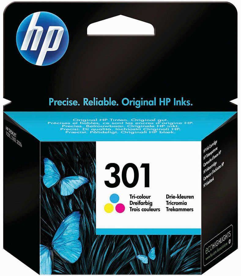 HP CH562EE (301) UC RENKLI MUREKKEP KARTUSU 165 SAYFA