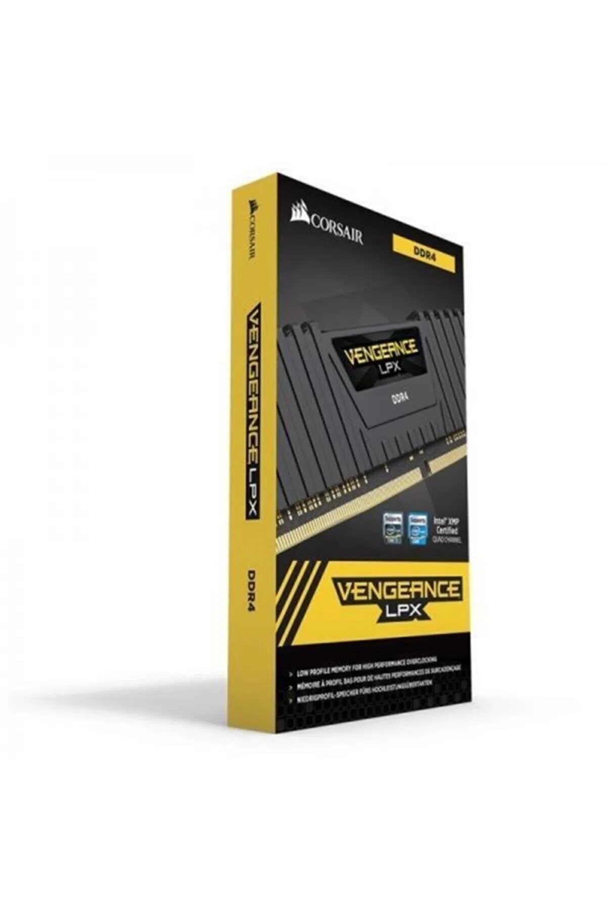 CORSAIR CMK16GX4M1E3200C16  - VENGEANCE® LPX 16GB (1 x 16GB) DDR4 DRAM 3200MHz C16 Memory Kit - Black