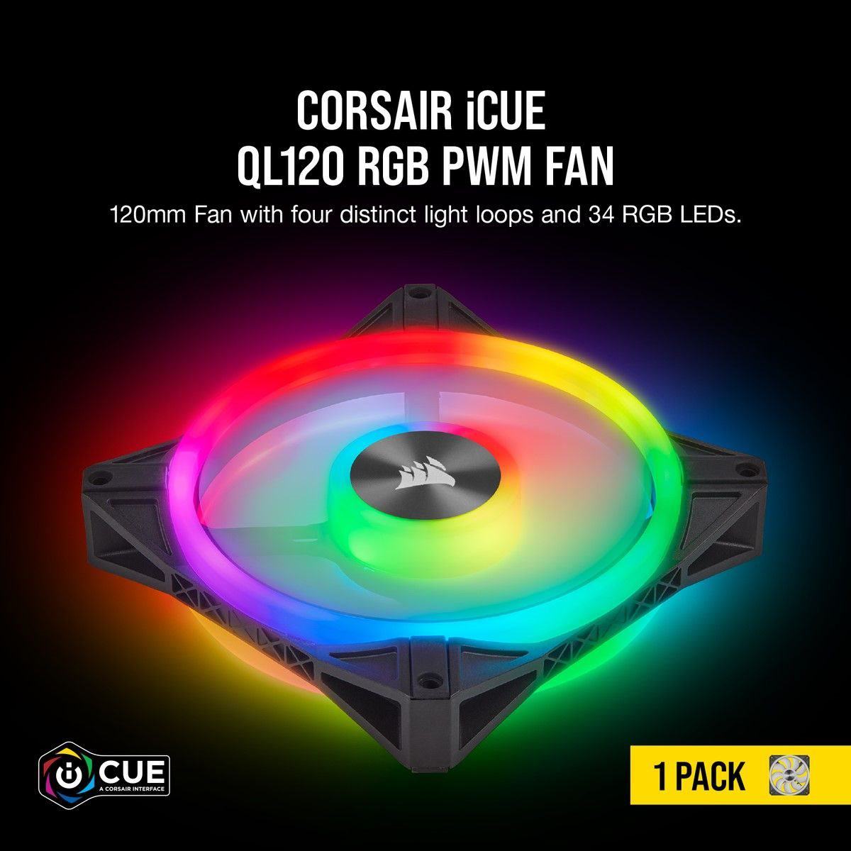 CO-9050097-WW CORSAIR KASA FANI RGB 12CM