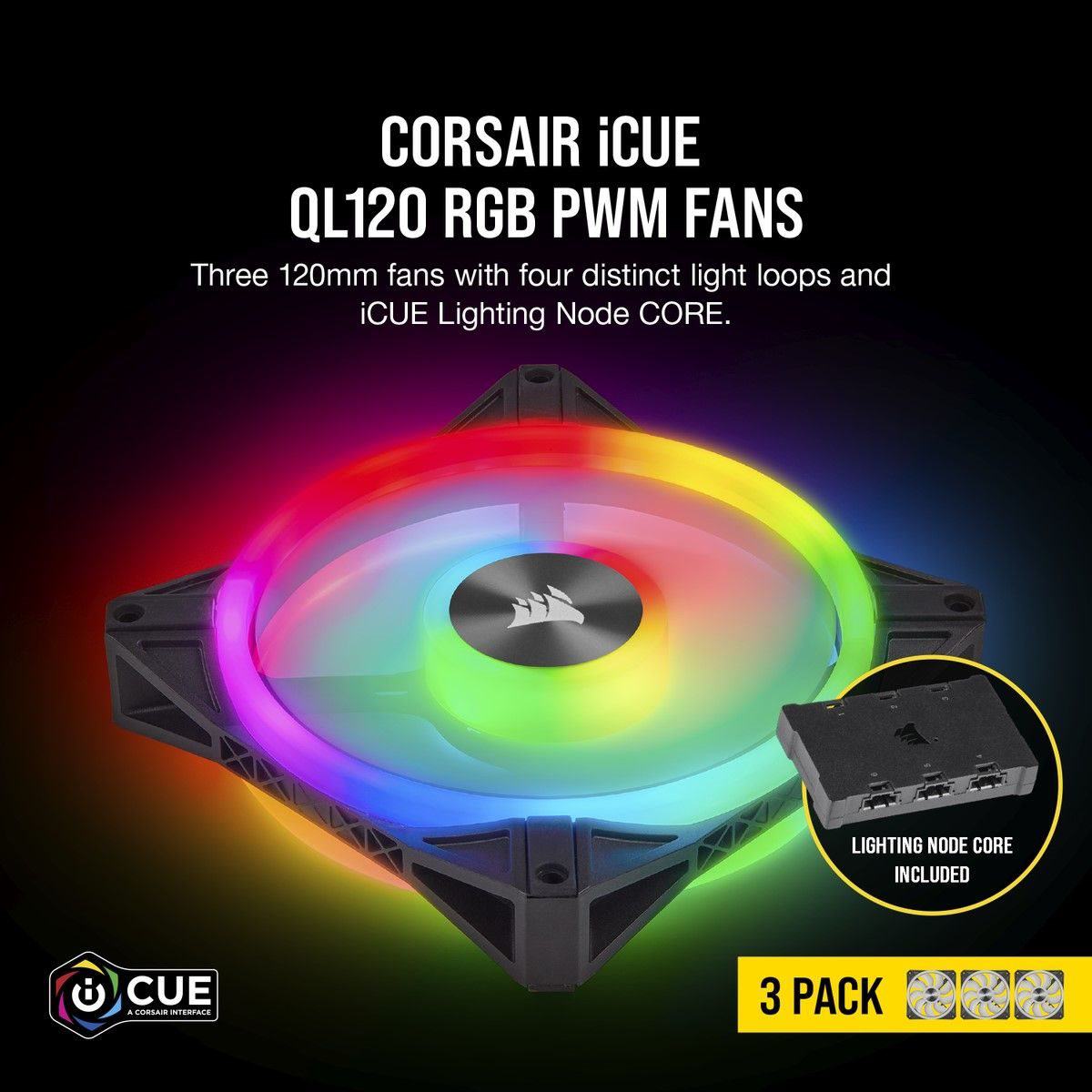 CO-9050098-WW CORSAIR KASA FANI RGB 12CM