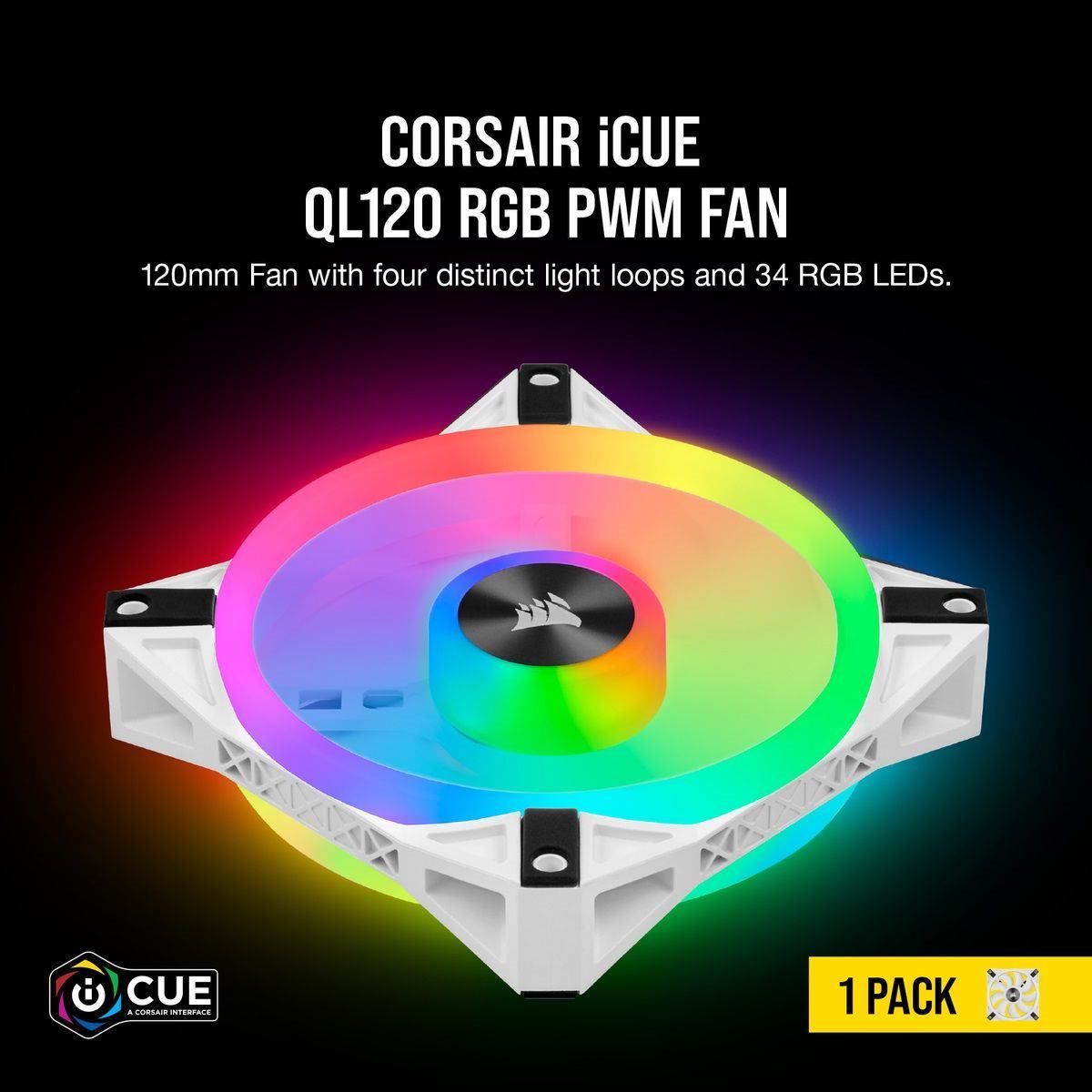 CO-9050103-WW CORSAIR KASA FANI RGB 12CM