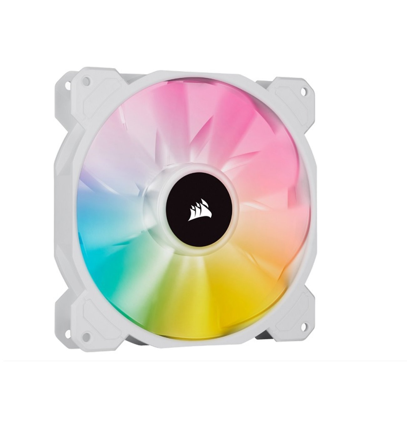 CORSAIR FAN - CO-9050138-WW iCUE SP140 RGB ELITE Performance 140mm White PWM Fan — Single Pack