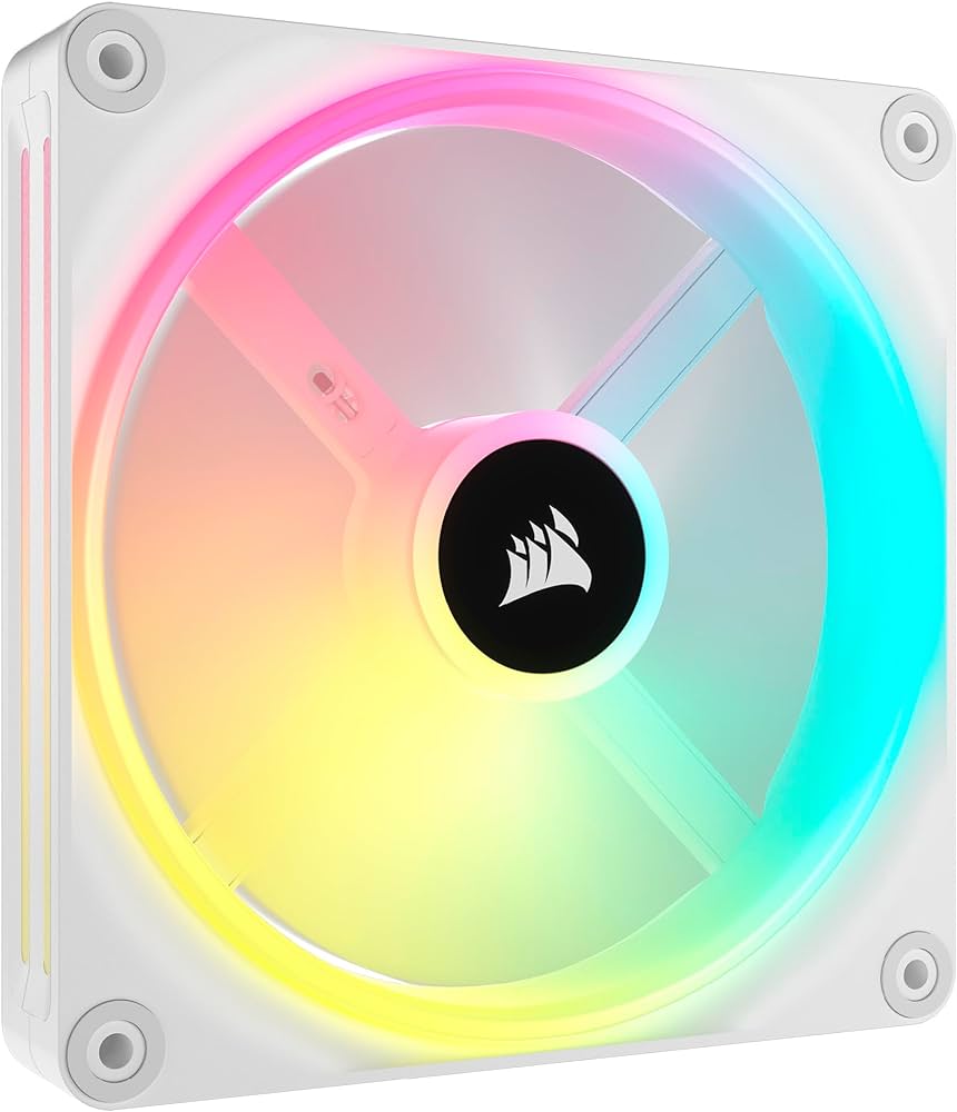 CORSAIR FAN - CO-9051007-WW iCUE LINK QX140 RGB 140mm PWM PC Fan Expansion Kit White