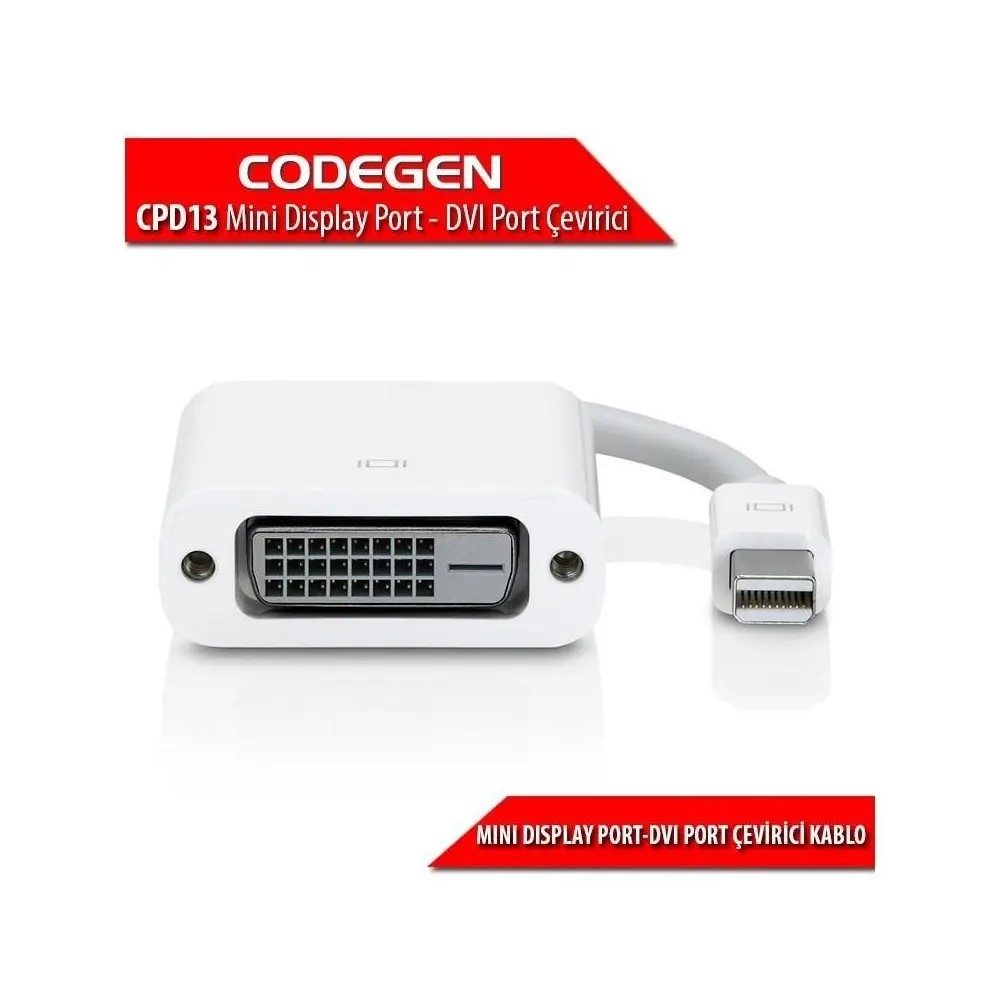 CODEGEN CPD13 MINI DISPLAY PORT TO DVI CEVIRICI