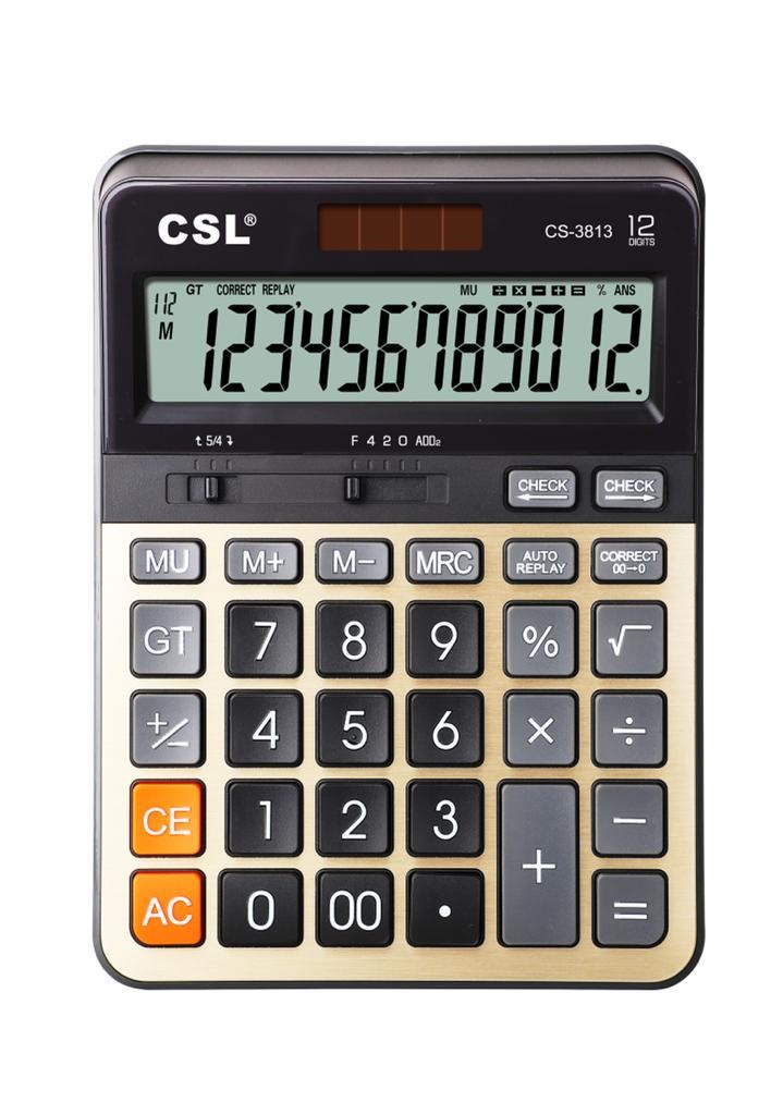 CSL CS-3813 12 HANE MASA TIPI HESAP MAKINESI