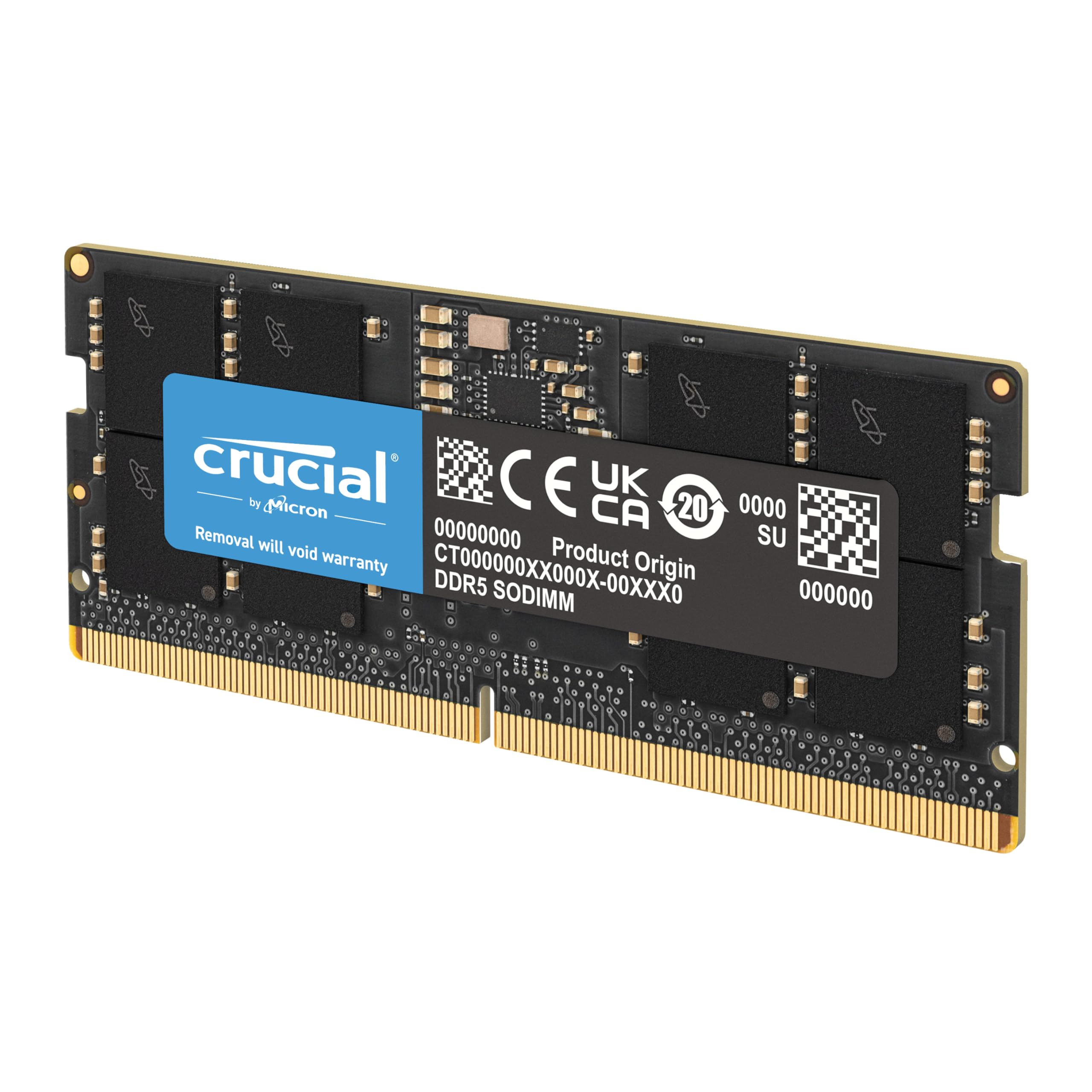 Crucial 32GB Ddr5 4800 Sodımm CL40 CT32G48C40S5 Notebook Ram