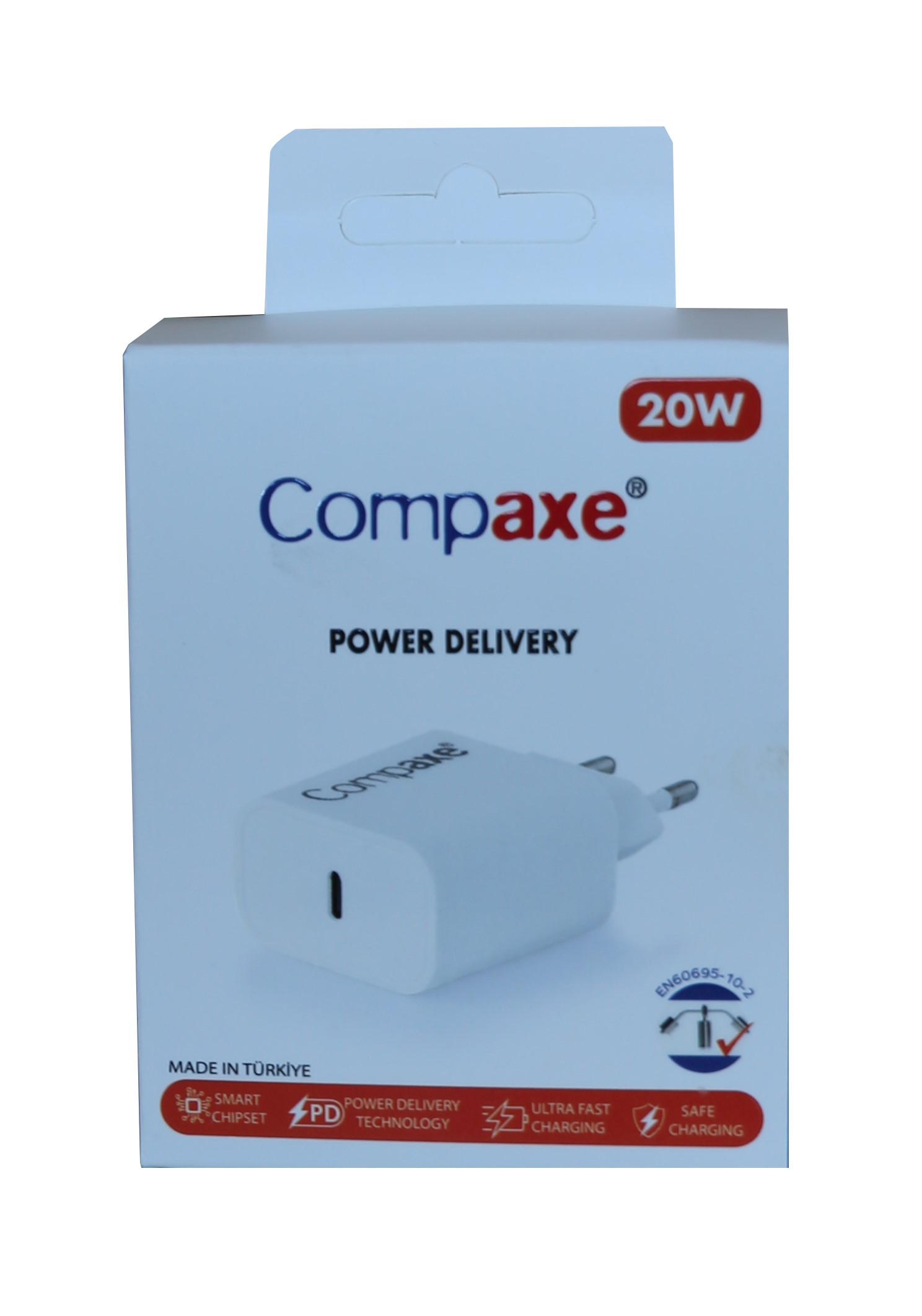 COMPAXE CTA-200C PD USB-C 3.0 20W EV SARJ KAFA