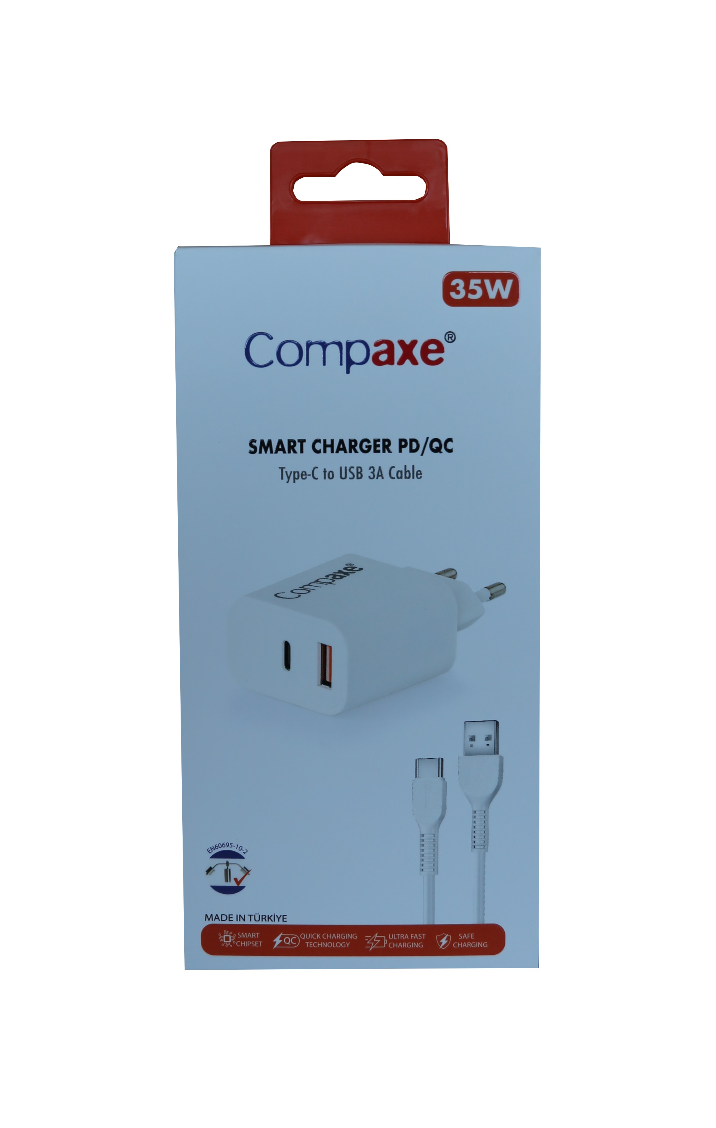 COMPAXE CTA-200CA PD+QC 3.0 35W EV SARJ KAFA