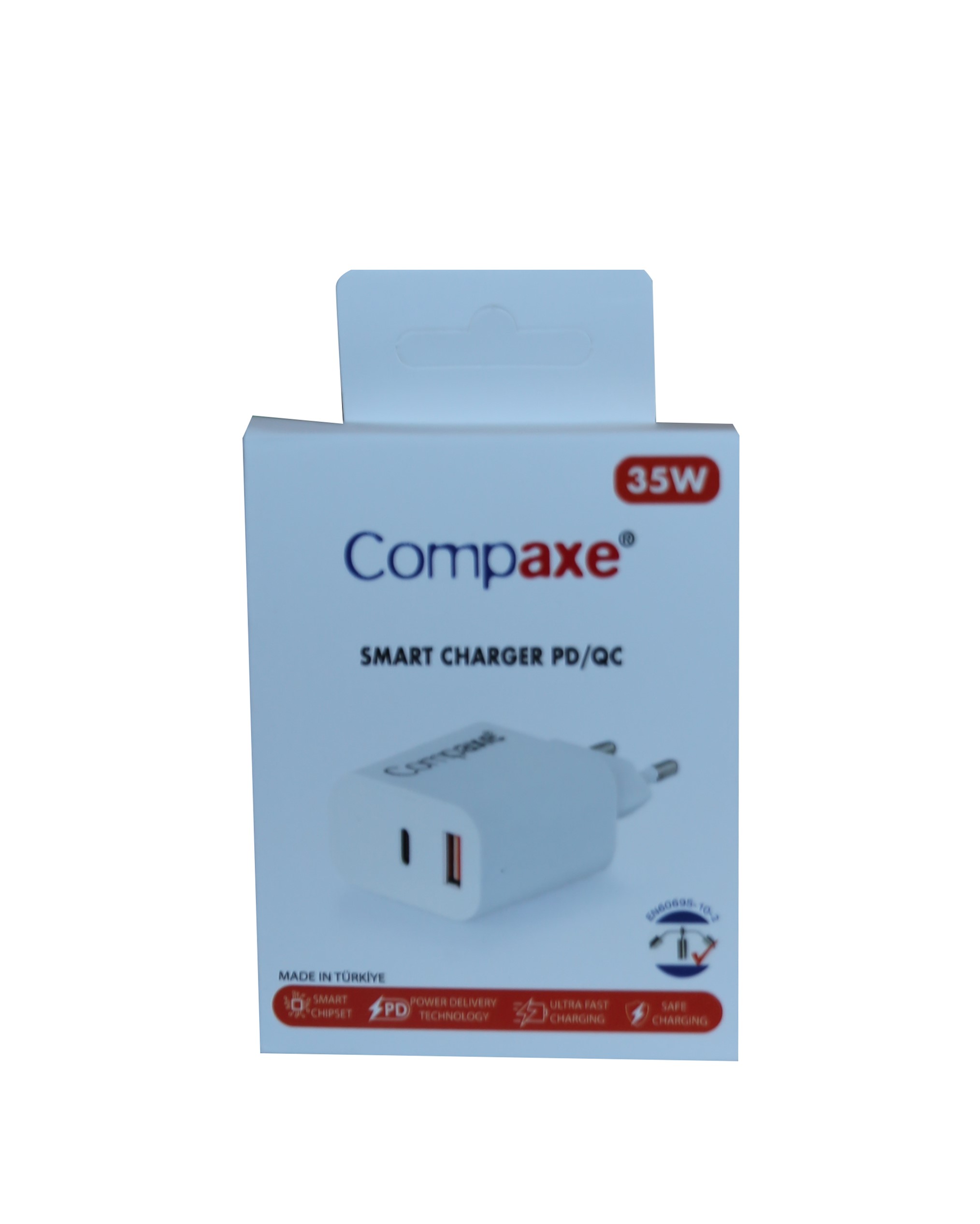 COMPAXE CTA-350UT  35W 5V 3A PD-QC+ TYPE-C USB SARJ KABLOSU