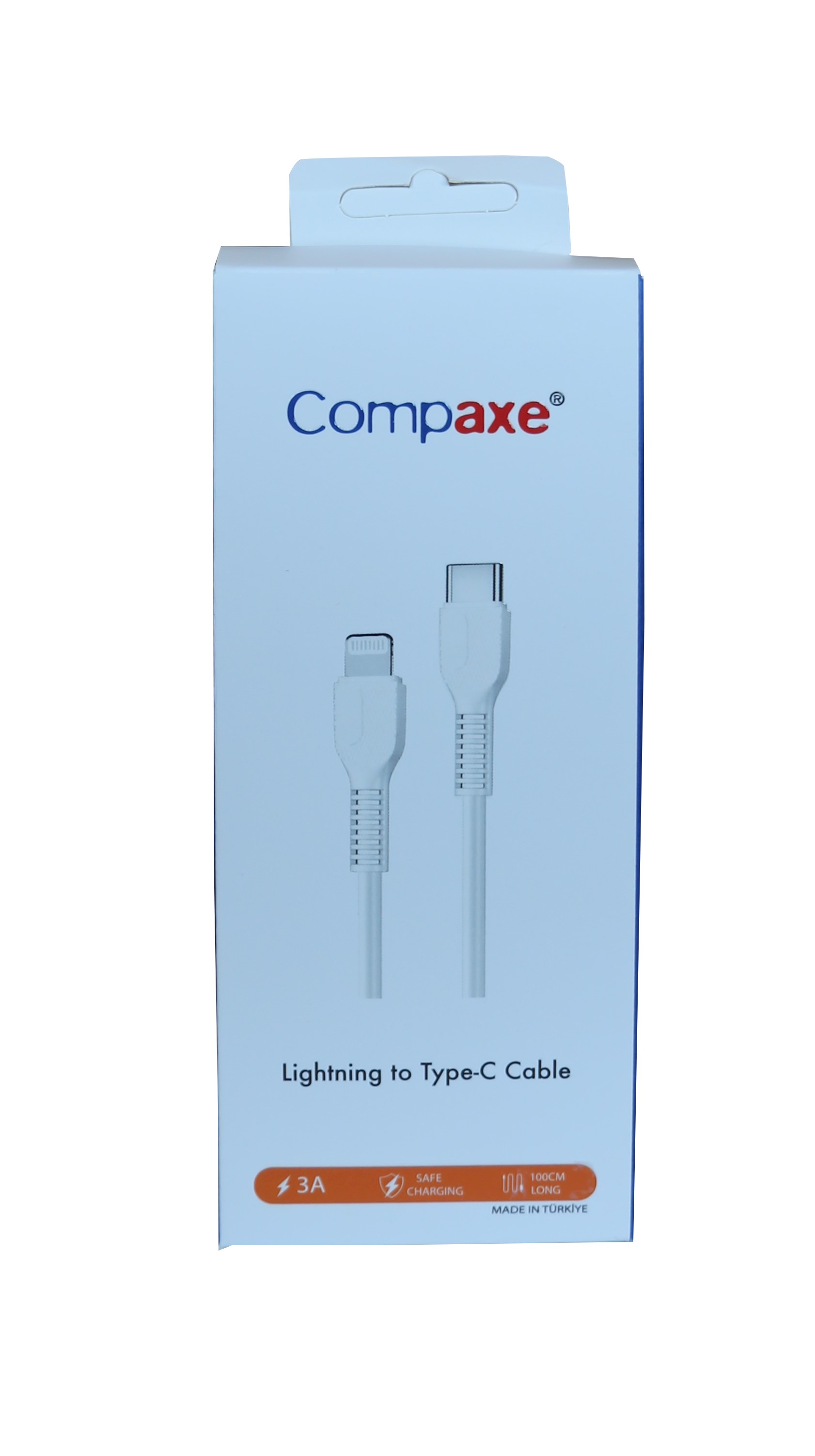 COMPAXE CTK-BLT USB 3.0 1MT 3A LIGHTNING TO TYPE-C SARJ KABLOSU