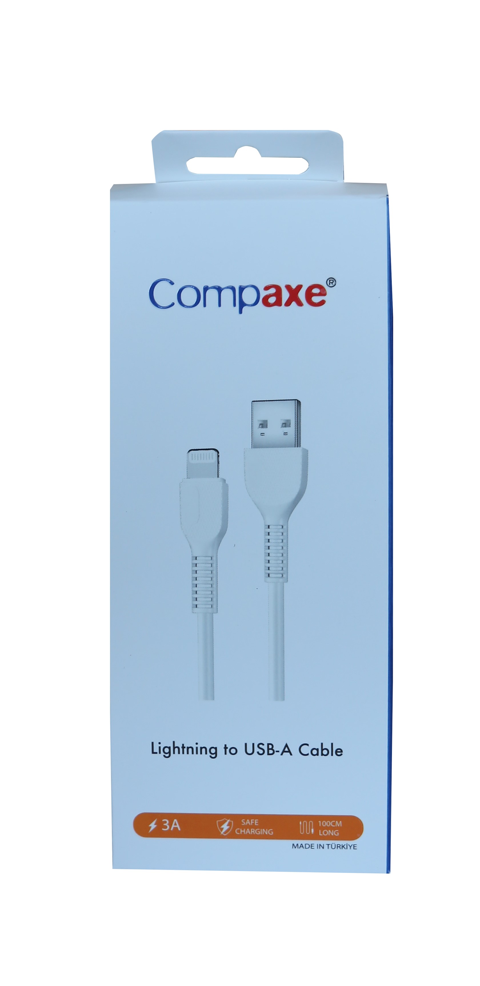 COMPAXE CTK-BLU USB 3.0 1MT 3A LIGHTNING SARJ KABLOSU