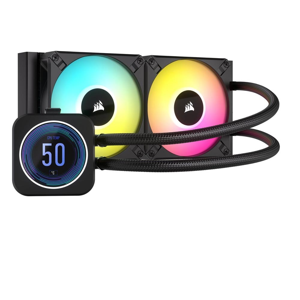 CORSAIR CPU COOLER CW-9060074-WW iCUE H100i ELTLCD