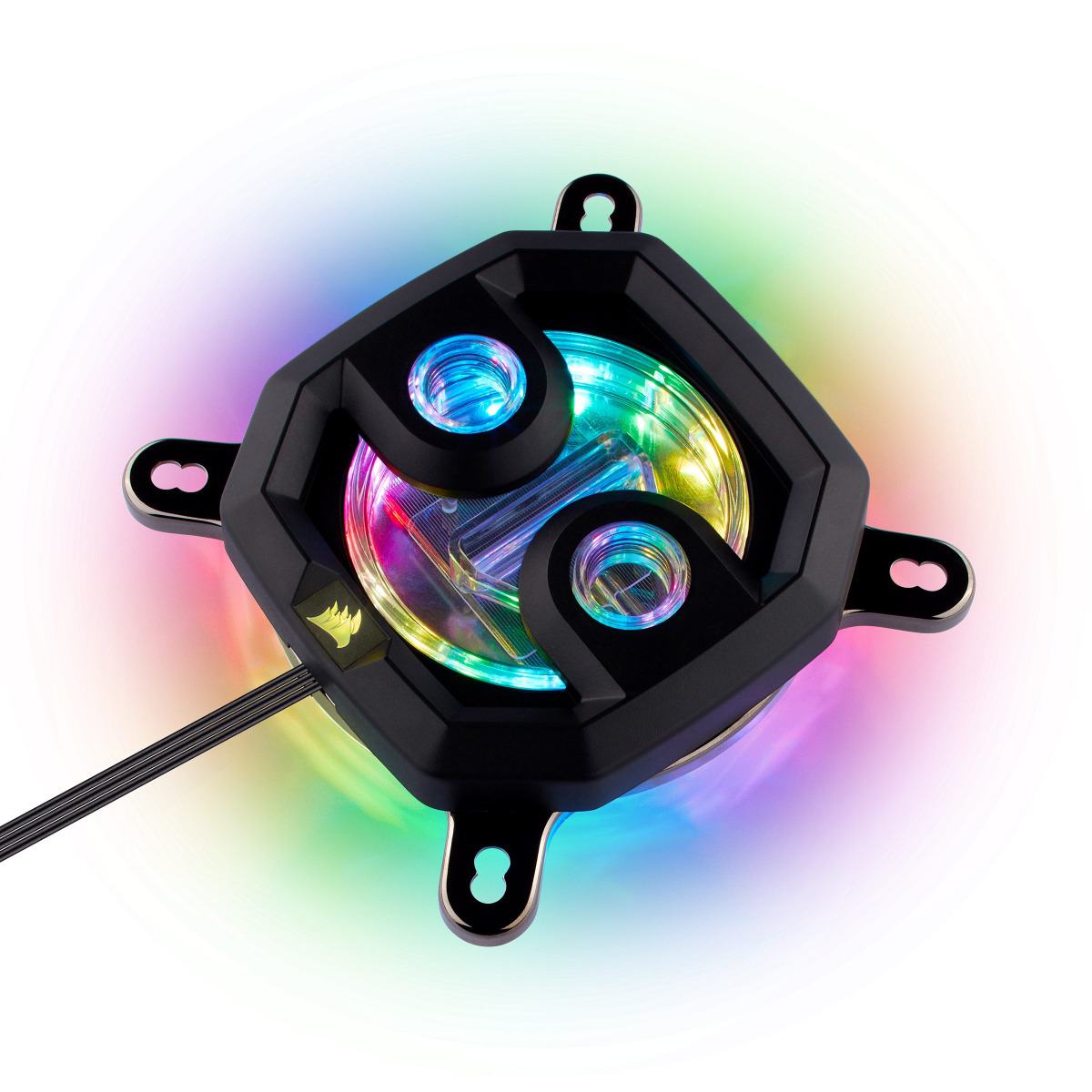 CORSAIR CX-9010006-WW CPU WATERBLOCK XC7 RGB (1200-AM4) — BLACK