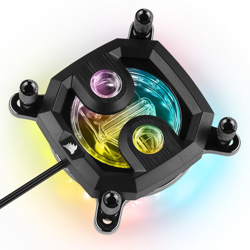 CORSAIR CX-9010009-WW CPU WATERBLOCK XC9 RGB (2066-STRX4) — BLACK