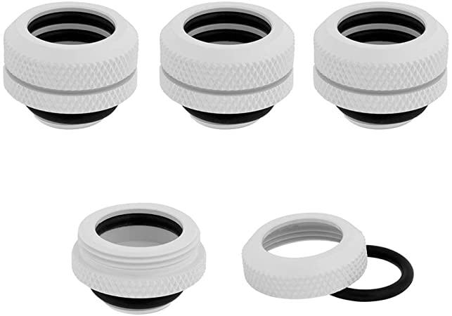 CORSAIR CX-9052013 -WW FITTING (HARD TUBE),XF HARDLINE 4-PACK (14MM OD COMPRESSION; GLOSSY WHITE)