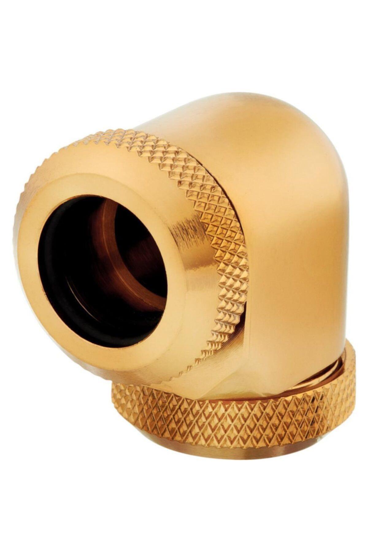 CORSAIR CX-9052023 -WW FITTING (HARD TUBE),XF HARDLINE 2-PACK (90° ANGLED 12MM OD COMPRESSION; GOLD)