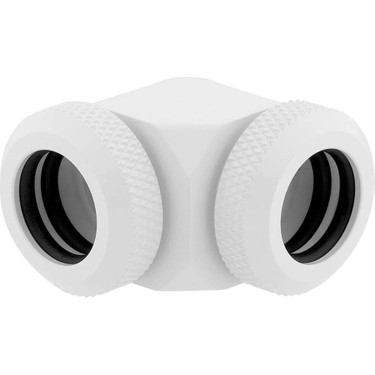 CORSAIR CX-9052027-WW FITTING (HARD TUBE),XF HARDLINE 2-PACK (90° ANGLED 12MM OD COMPRESSION; GLOSSY WHITE)