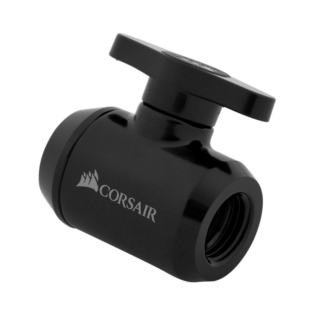 CORSAIR CX-9055019-WW FITTING (VALVE),XF ADAPTER (SHUT-OFF BALL VALVE; BLACK)