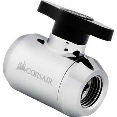 CORSAIR CX-9055020-WW FITTING (VALVE),XF ADAPTER (SHUT-OFF BALL VALVE; CHROME)