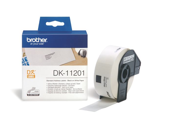 BROTHER P-TOUCH DK-11201 DK ETİKET STANDART ADRES ETİKETİ 29MM X 90MM 400 ADET