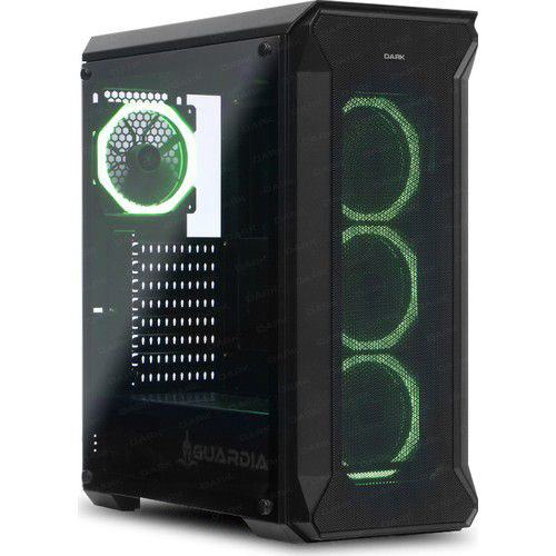 DARK GUARDIAN 4X12CM FAN USB3.0 PENCERELI ATX SIYAH KASA(DKCHGUARDIAN)