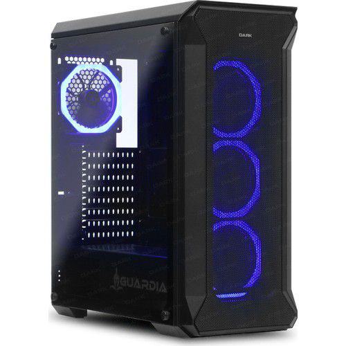 DARK GUARDIAN 4X12CM FAN USB3.0 PENCERELI ATX SIYAH KASA(DKCHGUARDIAN)