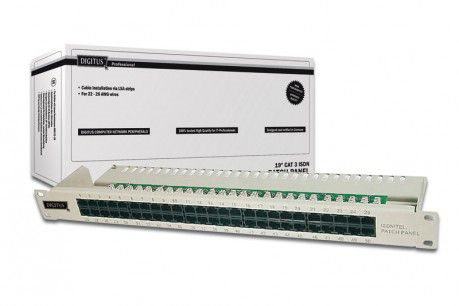 DN-91350-1 DIGITUS 50 PORT CAT3 ISDN PATCH PANEL