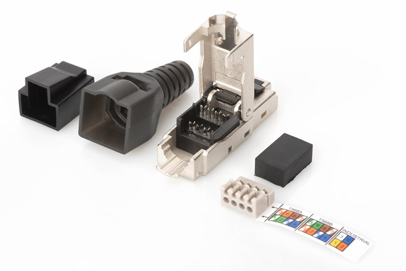 Digitus Zırhlı Saha Tipi RJ45 CAT6A Konnektör