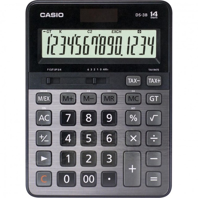 CASIO DS-3B PROFESYONEL 14 HANE MASA USTU HESAP MAKINESI