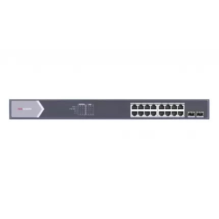 HIKVISION DS-3E0518P-E/M 16 PORT GIGABIT+2XGB SFP 125W L2 RACKMOUNT POE SWITCH 