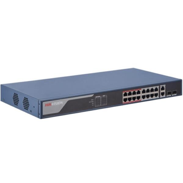 DS-3E1318P-EI HIKVISION DS-3E1318P-EI 16 PORT FAST ETHERNET SMART POE SWITCH