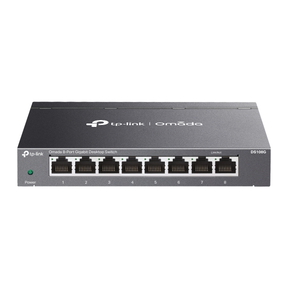 TP-LINK DS108G 8-PORT GIGABIT UNMANAGED DESKTOP SWITCH